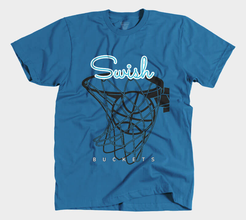 Swish - Royal Blue tee