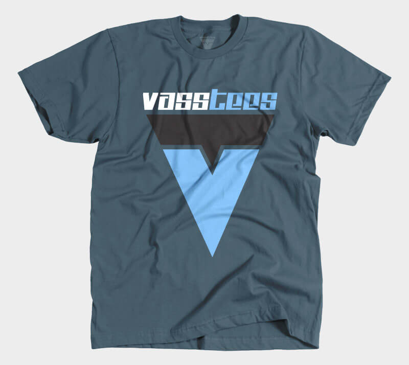 VassTees v1 - Indigo tee