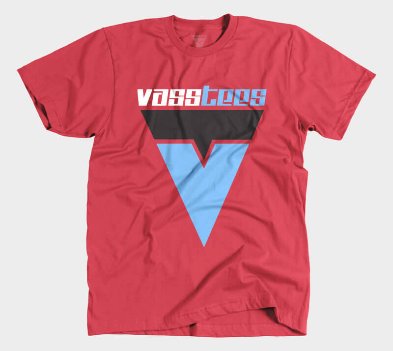 VassTees v1 - Red tee