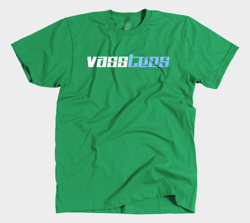 VassTees v2 - Kelly Green Tee.