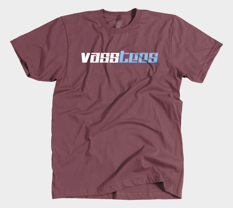 VassTees v2 - Maroon Tee.