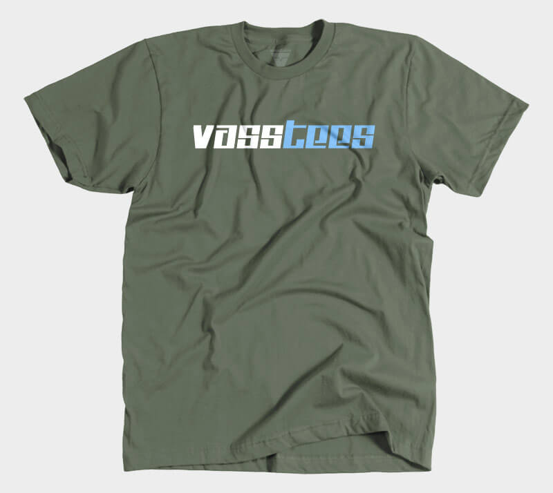 VassTees v2 - Military Green Tee.