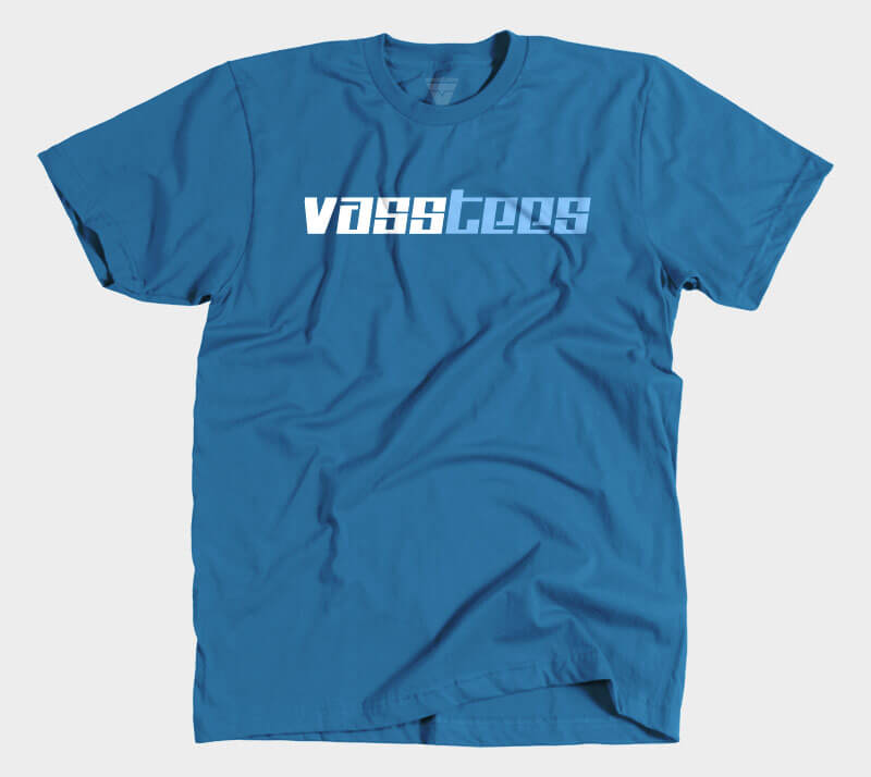 VassTees v2 - Royal Blue Tee.