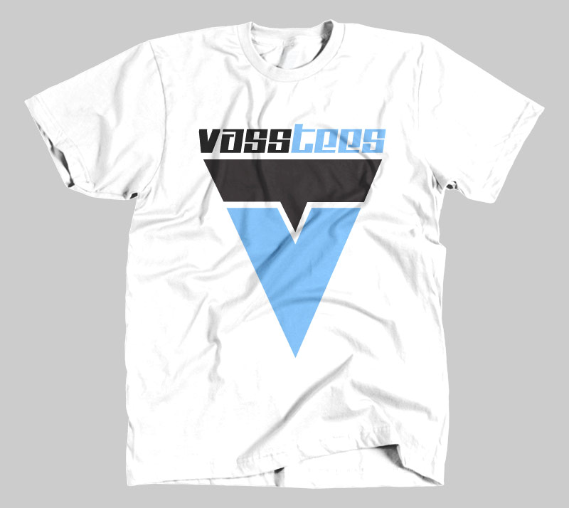 VassTees v1 - White tee